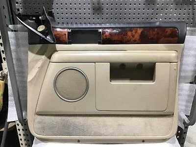Lincoln Navigator Rh 2005 2006 puerta delantera panel de distribución beige con moldura de madera Kc Foto 1 de 4