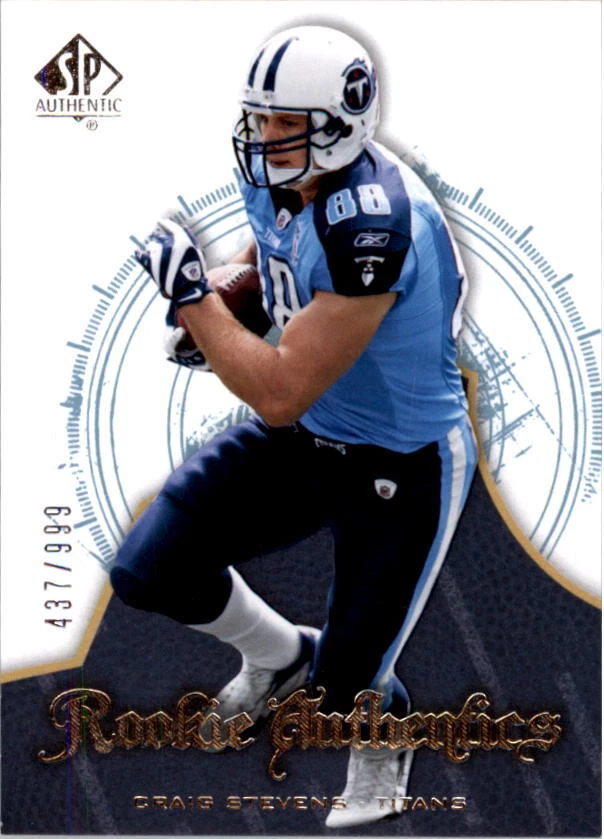 A9670- 2008 SP Authentic #170 Craig Stevens RC /999 SAMPLE - Image 1 of 2