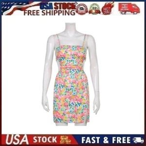 NWT 90s Hollow Out Mini Sundresses Vintage Retro Sexy Slim Elegant. SMALL - Picture 1 of 12