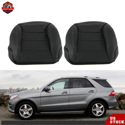 Fit For 2012-2014 2015 Mercedes Benz ML350 ML550 Black Bottom Seat Cover - Image 1 of 4