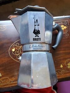 Bialetti Moka Express 6 Cup Espresso Coffee Pot Maker Silver Stove Moka Pot...