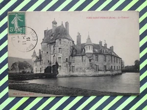 cpa PONT SAINT PIERRE (Eure) Le CHÂTEAU Logempré FRENCH CASTLE SCHLOSS KASTEEL  - Picture 1 of 2