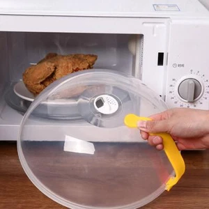 Food-Grade Microwave Plate Cover Shell Anti-Splatter Plate Handle Lid with C6D3 - Picture 1 of 11