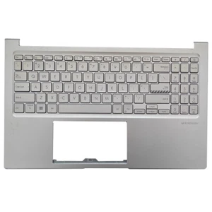 Srebrna Palmrest US Klawiatura podświetlana do ASUS Vivobook 15X M1503QA M1502LA X1503 - Zdjęcie 1 z 2