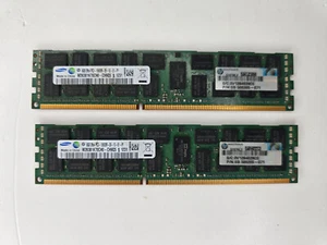 (LOT OF 2) HP 500205-071 8GB PC3-10600R (DDR3-1333) Memory Ram - Picture 1 of 4