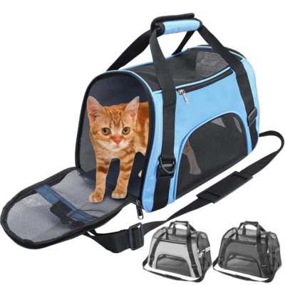 HAUSTIERTASCHE VERSCHLEISSFESTER RUCKSACK FÜR KATZEN HUNDE TRAGBAR ATMUNGSAKTIV - Bild 1 von 4