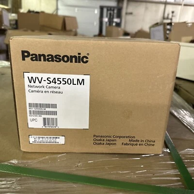 Cámara domo de red Panasonic iPro lente ojo de pez vigilancia seguridad WV-S4550LM Foto 1 de 3