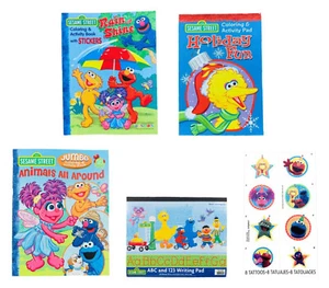 Sesame Street Activity Gift Set ~ Animals All Around (5 items, 1 Set) - Picture 1 of 17