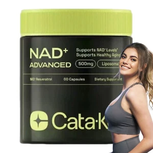NAD+ Suplemento para enfoque energético antienvejecimiento y nicotinamida ribósido resveratrol - Imagen 1 de 11