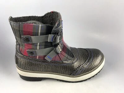 Botas forradas impermeables de lana a cuadros UGG Marais para mujer talla 7/38 ~ 1001797 Foto 1 de 4