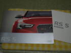 2013 Rs5 Exclusive Book Catalog Specifications Right