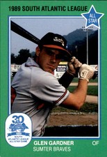 1989 South Atlantic League All-Stars Grand Slam #42 Glen Gardner Somerville NJ
