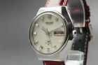 [near Mint] Seiko Lm Lord Matic 5606-8061 Silver Dial 23j At Men's Watch Vintage