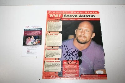 stone cold steve austin autographed photo JSA Authenticated - Image 1 of 4