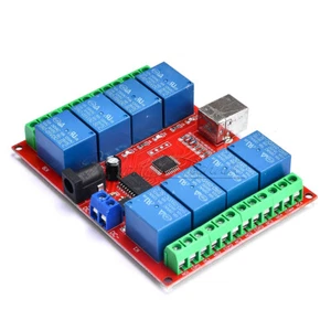 5V 12V 2/4/8 Channel Computer USB Control Delay Switch Drive-free Relay Module - Bild 1 von 39