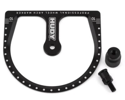 Hudy 1/10 TC Wheel Arch Marker & Wheel Adapter w/Nut [HUD107772] - Image 1 of 2