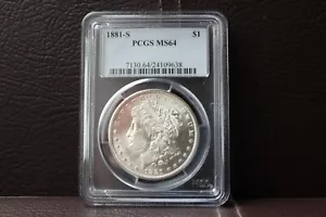 1881-S PCGS MS 64 Morgan Silver Dollar - Picture 1 of 5