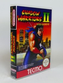 NES Storage Case - Shadow Warriors II - NO GAME