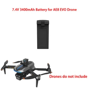 Original 7.4V 3400mAh Battery for AE8 EVO Drone Quadcopter - Picture 1 of 1
