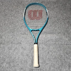 Wilson Triumph Adult Tennis Racquet Teal Green Grip V-Matrix Very Good Cond - Bild 1 von 10