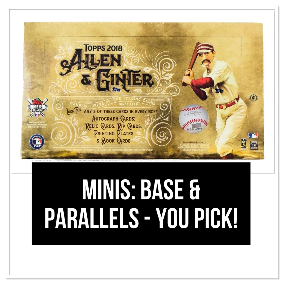 2018 Topps Allen & Ginter - Mini Base / Parallels - You Pick From List! - Image 1 of 1