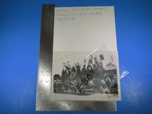 Foto vintage en blanco y negro Barnum & Bailey Circus Great 40 Hitch Wagon #41 Parade S5091 - Imagen 1 de 2