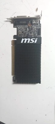  Nvidia geforce gt 710 1GB gddr3 grafica pci express hdmi vga dvi pc funzionante - Immagine 1 di 4