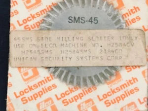 Ilco Unican 45-SMS Key Machine Cutter SMS-45, CW-45SMS Side Milling Slotter - Picture 1 of 2