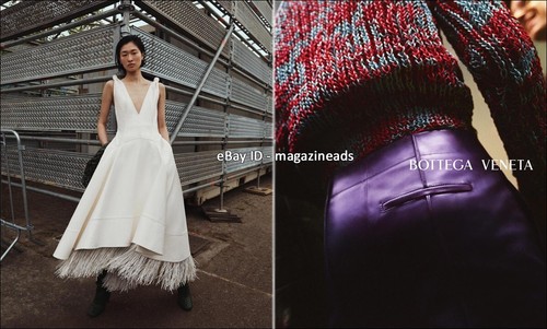 BOTTEGA VENETA 2 pagine rivista STAMPA ANNUNCIO autunno 2022 CHU WONG