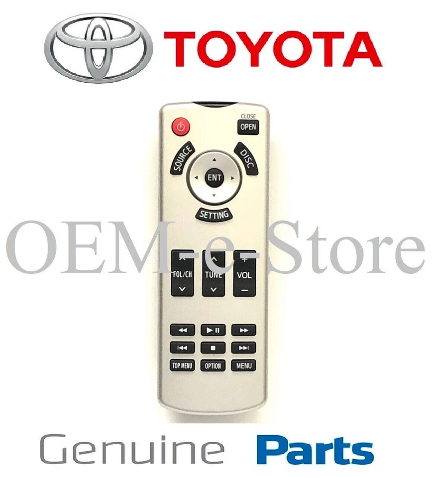 2013 2014 2015 Toyota Land Cruiser DVD развлекательная система пульт дистанционного управления OEM - Изображение 1 из 1
