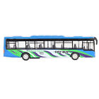 Pull Back Alloy Bus Extended Length Full Function Structure Model Toy(Blue) Xat