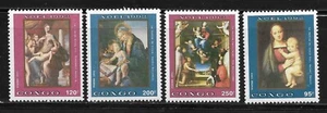 Kongo 995A-D Weihnachtsgemälde neuwertig NH - Bild 1 von 1
