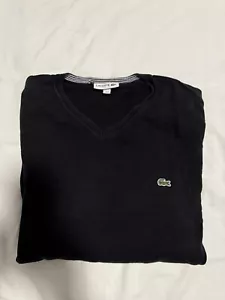 LACOSTE Herren Pullover schwarz Gr. XL Sweater Logo - Bild 1 von 3