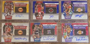 2023-24 Prizm Fast Break 6 Card Auto Lot; Issel, Cooper, Sampson Murphy, Achiuwa - Picture 1 of 2