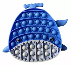 WHALE PUSH POP PULL IT FIDGET GIOCATTOLO - Foto 1 di 2