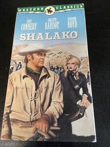 Shalako VHS Sean Connery Bridgette Bardot Rzadki 1968 Film Klasyka westernowa