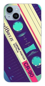 Coque en silicone imprimée compatible Apple iPhone 14 Plus Cassette Vintage - Picture 1 of 3
