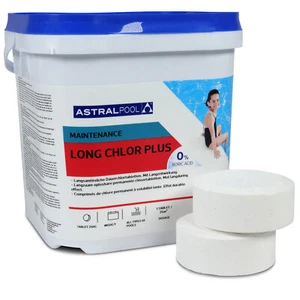 Langzeit Chlor Plus 250g organisch langsam löslich 5,0 kg Fluidra Astralpool - Bild 1 von 9