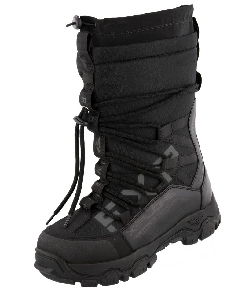 Botas cortas de moto de nieve FXR para hombre X-Plore negras talla 13 220730-1010 Foto 1 de 1