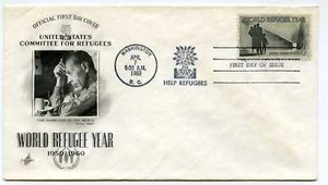 1149 4c Año Mundial del Refugiado, cancelación manual ArtCraft, FDC - Imagen 1 de 1