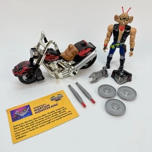 Biker Mice From Mars Throttle's Martian Monster Bike and Figure Galoob Complete - Picture 1 of 22