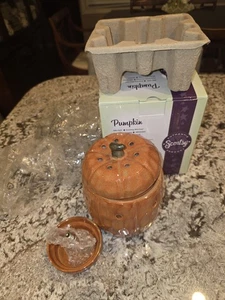 Scentsy Pumpkin Mid-Size Wärmer in Box Thanksgiving Herbst Halloween nicht mehr produziert 2010 - Bild 1 von 7