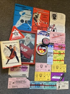 Eishockey Konvolut Tickets Bundesliga 90er Länderspiel BSC EHC Berlin - Bild 1 von 6