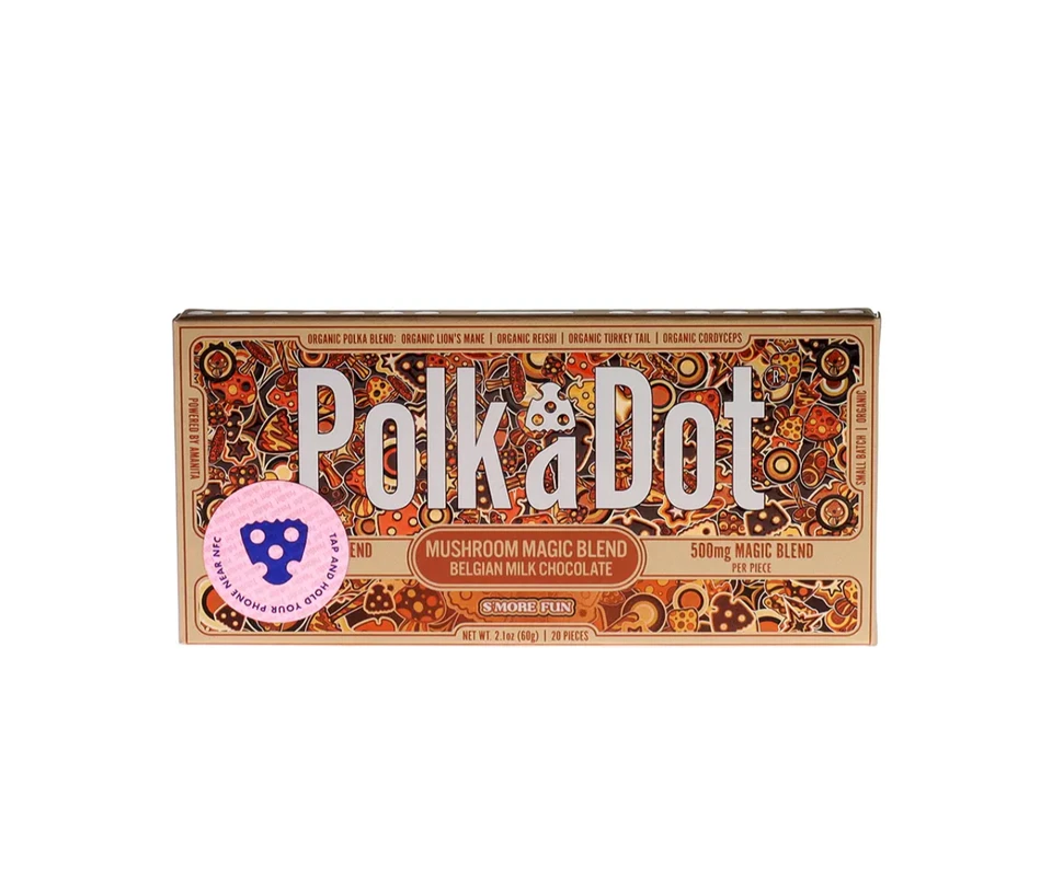 PolkaDot Magical Mushroom Belgian Milk - S'mores Fun 10.000 mg Foto 1 de 1