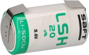 Saft Litio 3,6V Batería Lsh 20D - Célula Con u - Bandera de Soldadura - Imagen 1 de 7
