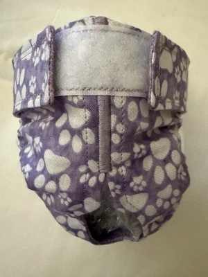 Female Dog Puppy Pet Diaper Washable Pant Sanitary Underwear LILAC PAWS XXS - Image 1 of 4
