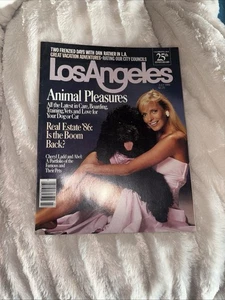 Cheryl Ladd And Her Pet Abel 25th Anniversary July 1986 Los Angeles Magazine - Bild 1 von 4