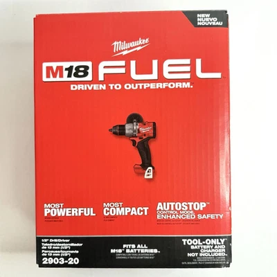 Milwaukee 2903-20 18V Brushless Cordless 1/2" Drill/Driver (Tool Only) - Image 1 of 2