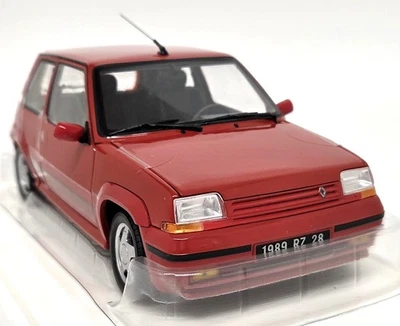 Norev 1/18 Renault 5 GT Turbo Phase 2 1989 Red Diecast Model Car - Image 1 of 4