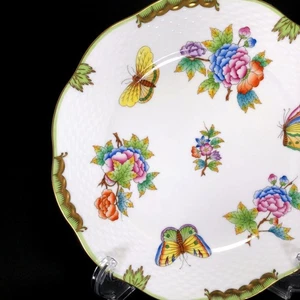 [Top Zustand] Herend/Victoria Bouquet Goldplatte, gebraucht - Bild 1 von 14